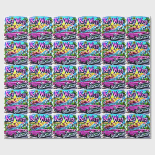 Chillin' in Key West, Florida Geschenkpapier (Flach)