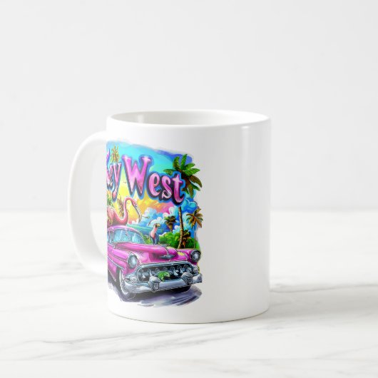 Chillin' in Key West, Florida Kaffeetasse (Vorderseite Links)