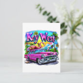 Chillin' in Key West, Florida Postkarte (Stehend Vorderseite)