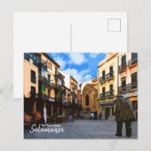 Chillin in Salamanca - Das echte Spanien Postkarte (Vorne/Hinten)