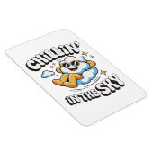 Chillin' in Sky Cloud Design Fun Kühlschrank Magnet (Rechte Seite)