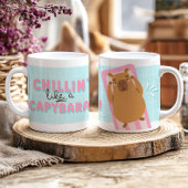 Chillin' like a Capybara Funny Summer Trendy Kaffeetasse
