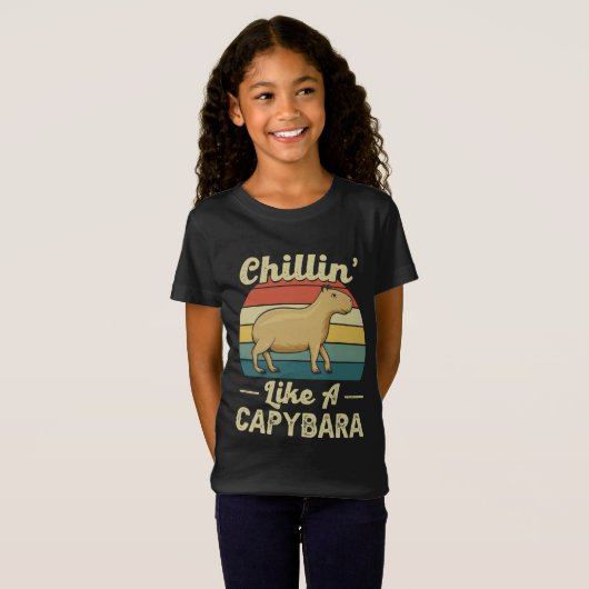 Chillin' like a Capybara T-Shirt (Vorne ganz)