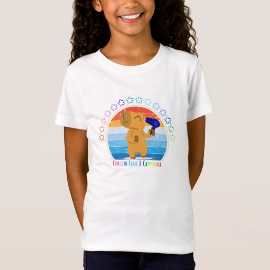 Chillin' Like a Capybara T-Shirt (Vorderseite)