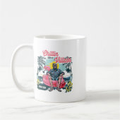 Chillin like a Felon Beach Summer Funny Trump 2024 Kaffeetasse (Links)