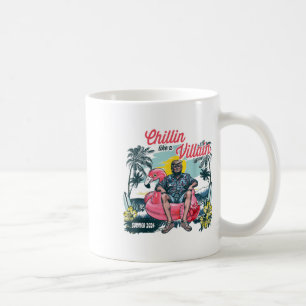 Chillin like a Felon Beach Summer Funny Trump 2024 Kaffeetasse