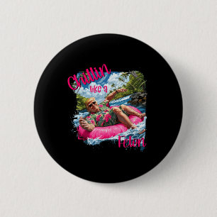 Chillin like a Felon Funny Trump Shirt Summer Trum Button
