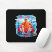 Chillin like a Felon Summer 2024 90s 4. Juli T Mousepad (Mit Mouse)
