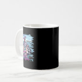 Chillin like a Felon Summer 2024 Funny Donald Trum Kaffeetasse (Vorderseite Links)