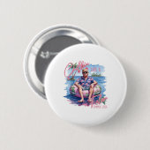 Chillin like a Felon Summer 2024 Funny Trump 2024 Button (Vorne & Hinten)