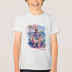 Chillin like a Felon Summer 2024 Funny Trump 2024 Tri-Blend Shirt