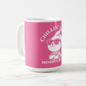 Chillin’ like a Mindful Bunny - Osterfeier Tasse (Vorderseite Links)