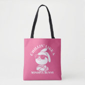 Chillin’ like a Mindful Bunny - Pink Oaster Bag Tasche (Vorderseite)