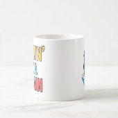 Chillin’ Like a Villain – Cool Penguin Eiscreme Kaffeetasse (Mittel)