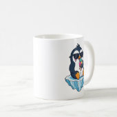 Chillin’ Like a Villain – Cool Penguin Ice Cream Kaffeetasse (VorderseiteRechts)