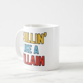 Chillin’ Like a Villain – Cool Penguin Ice Cream Kaffeetasse (Vorderseite Links)