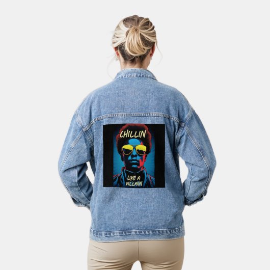 Chillin Like a Villain Denimjacke Jeansjacke (Modell)
