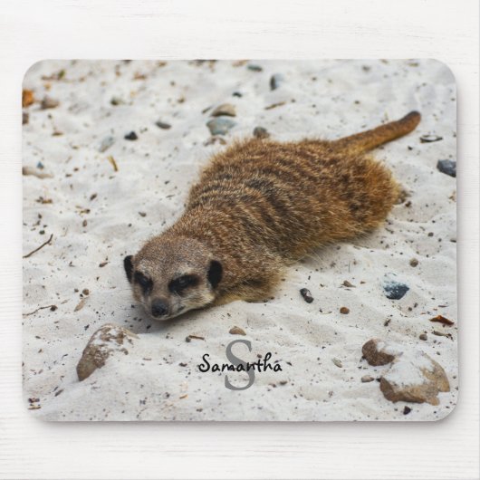 Chillin' Meerkat Mouse mat Mousepad (Vorne)