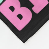 Chillin" mit Bigfoot Alpiner Wintersportort Snowbo Fleecedecke (Ecke)