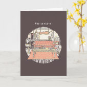 Chillin' mit FRIENDS™ Cartoon Karte (Gelbe Blume)