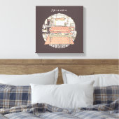 Chillin' mit FRIENDS™ Cartoon Leinwanddruck (Insitu (Schlafzimmer))