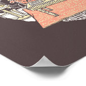 Chillin' mit FRIENDS™ Cartoon Poster (Ecke)