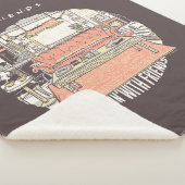 Chillin' mit FRIENDS™ Cartoon Sherpadecke (3/4)