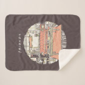 Chillin' mit FRIENDS™ Cartoon Sherpadecke (Vorderseite (Horizontal))