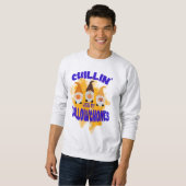 Chillin mit Gnomen Halloween Shirt Hoodie Design (Vorne ganz)