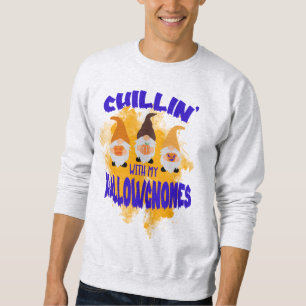 Chillin mit Gnomen Halloween Shirt Hoodie Design