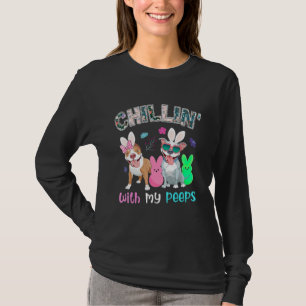 Chillin' mit meinem Mops Dog Bunny Ostertag 2022 H T-Shirt