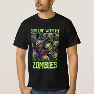 Chillin mit meinem Zombius Halloween T-Shirt