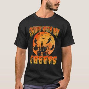 Chillin' mit meinen Creeps Funny Boo Ghost Hallowe T-Shirt