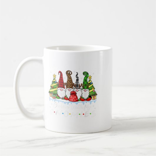 Chillin mit meinen Gnomen Funny Christmas Family F Kaffeetasse (Links)