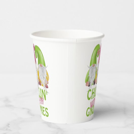 Chillin mit meinen Gnomen gewinnt Spaß Pappbecher (Rechts)