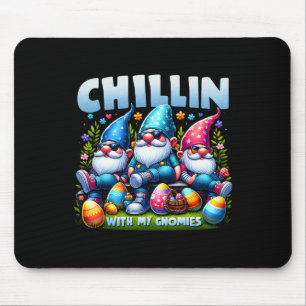 Chillin' mit meinen Gnomen glückliche Osterfamilie Mousepad
