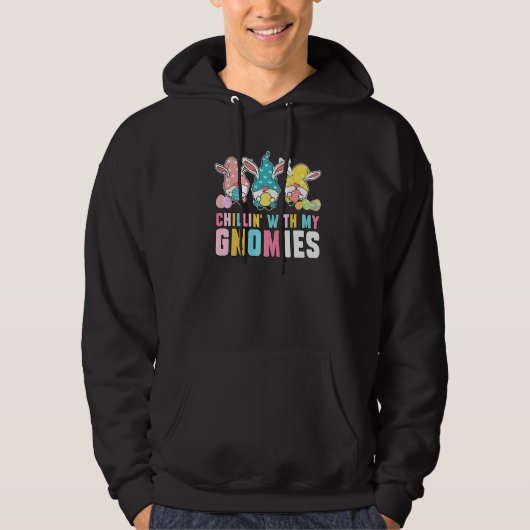 Chillin' mit meinen Gnomen-Ostern Hoodie (Vorderseite)