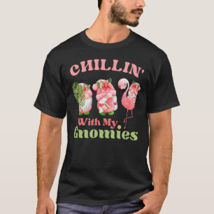 Chillin mit meinen Gnomen Tropische Gnome mit Fla T-Shirt