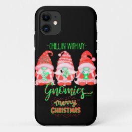 CHILLIN MIT MEINEN GNOMIEN lustige Weihnachten Case-Mate iPhone Hülle
