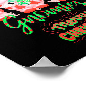 CHILLIN MIT MEINEN GNOMIEN lustige Weihnachten Poster (Ecke)