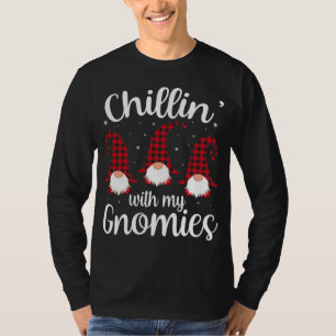 Chillin' mit meinen Gnomies Buffalo Red Kariert Ch T-Shirt