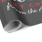 Chillin' mit meinen Schneemännern ein hässlicher W Geschenkpapier (Rolleneckpunkt)