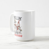 Chillin' mit meinen Schneemännern Niedlicher Schne Kaffeetasse (Vorderseite Links)