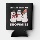 Chillin' mit meinen Schneemassen Dosenkühler (Vorderseite)