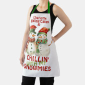 Chillin mit meinen Schneemassen Snowman Personalis Schürze (InSitu)