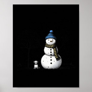 Chillin' mit meinen Schneemassen Weihnachten Frost Poster