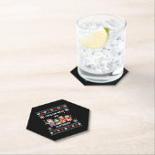 Chillin mit meinen Slothmies Funny Sloth Ugly Chri Untersetzer (Vor Ort)