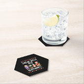 Chillin mit meinen Slothmies Funny Sloth Ugly Chri Untersetzer (Vor Ort)