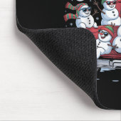 Chillin mit meinen Snowmies Ckup Truck Snowman Chr Mousepad (Ecke)