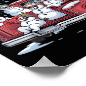 Chillin mit meinen Snowmies Ckup Truck Snowman Chr Poster (Ecke)